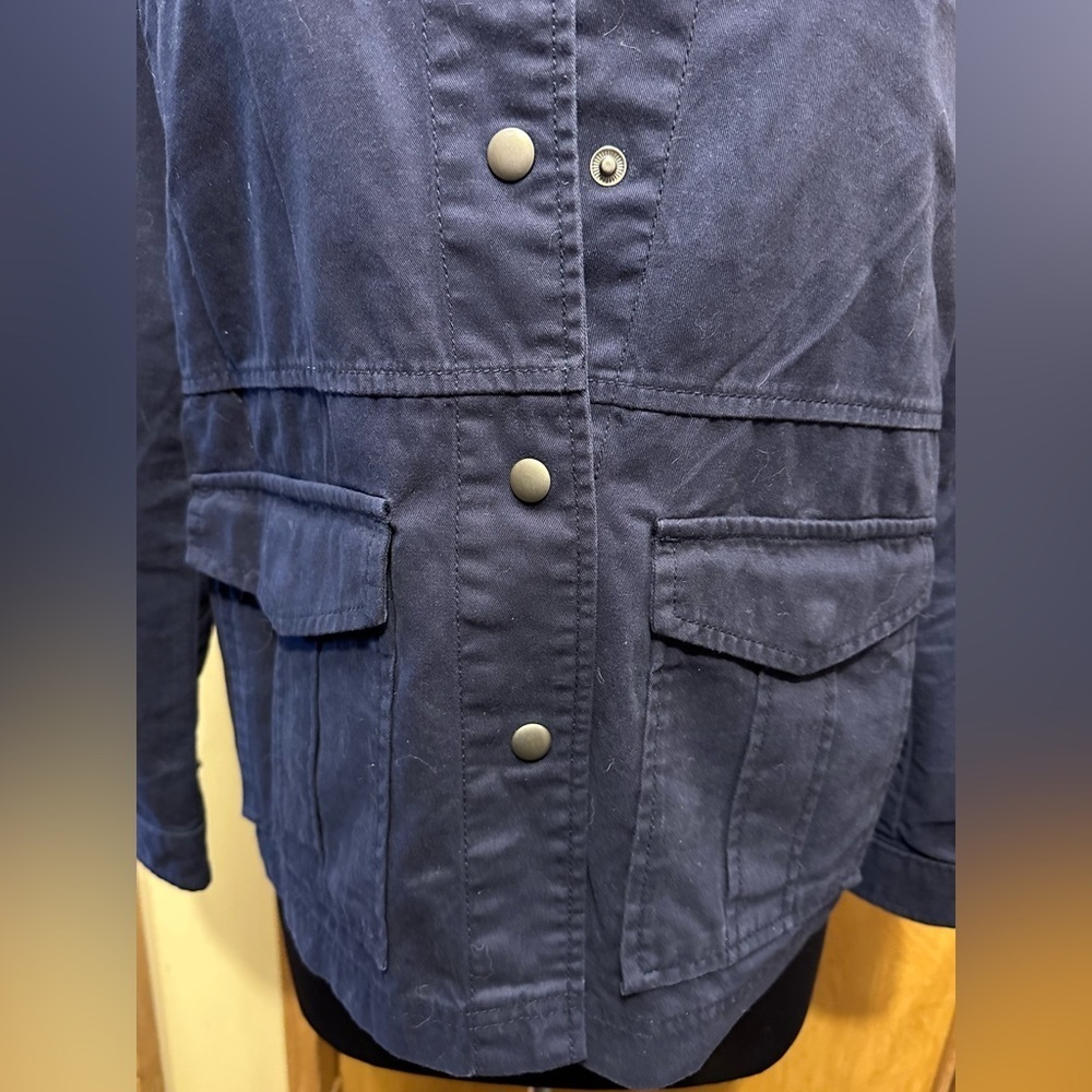 Gap navy blue military style utility jacket XS - Picture 4 of 11